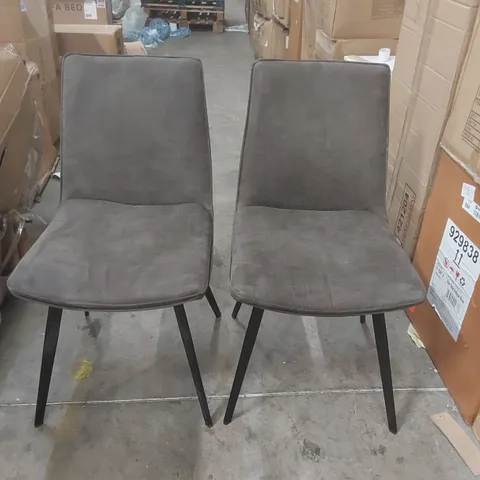 PAIR OF HINLES DINING CHAIRS