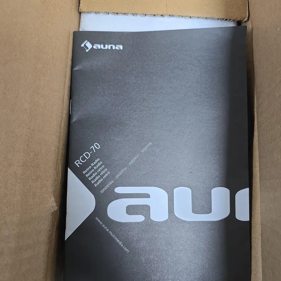 AUNA RCD-70 RETRO RADIO/CD PLAYER – CREAM