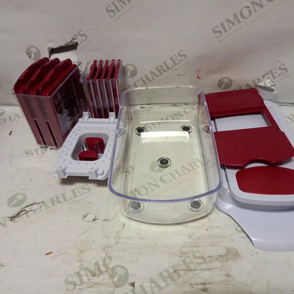 COOK'S ESSENTIALS CHOPPER 8 SLICE & DICE BLADES