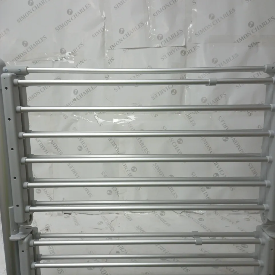 BOXED OUTLET ORGANISED OPTIONS 3 TIER HEATED AIRER WITH 21M DRYING SPACE - COLLECTION ONLY