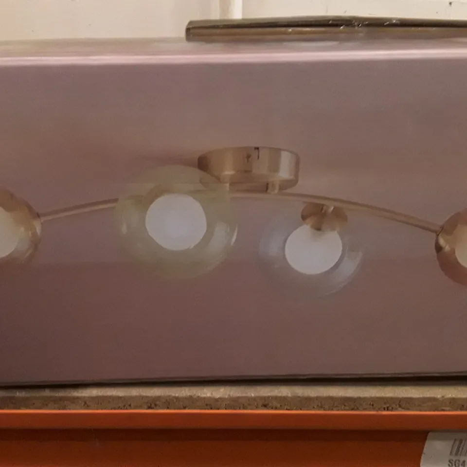 BOXED ELIZA 4 LIGHT SEMI FLUSH CEILING LIGHT