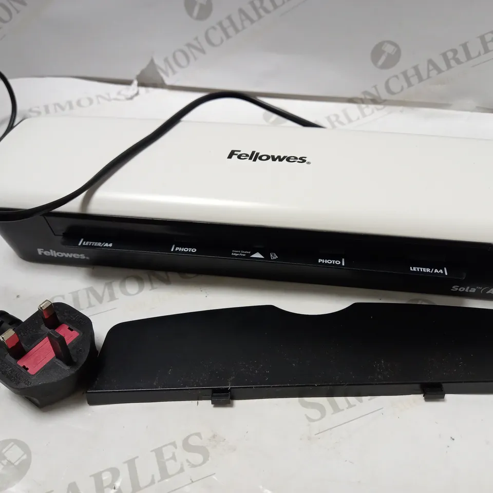 FELLOWES SOLA A4 LAMINATOR MACHINE