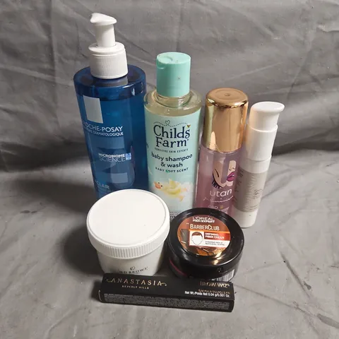 APPROXIMATEY 20 ASSORTED HEALTH AND BEAUTY PRODUCTS TO INCLUDE - MONUSKIN SKIN SALVAGE - UTAN CBD TANNING WATER - CHILDS FARM BABY SHAMPOO & WASH - ETC