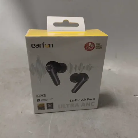 SEALED EARFUN AIR PRO 4 ULTRA ANC EARBUDS BLACK