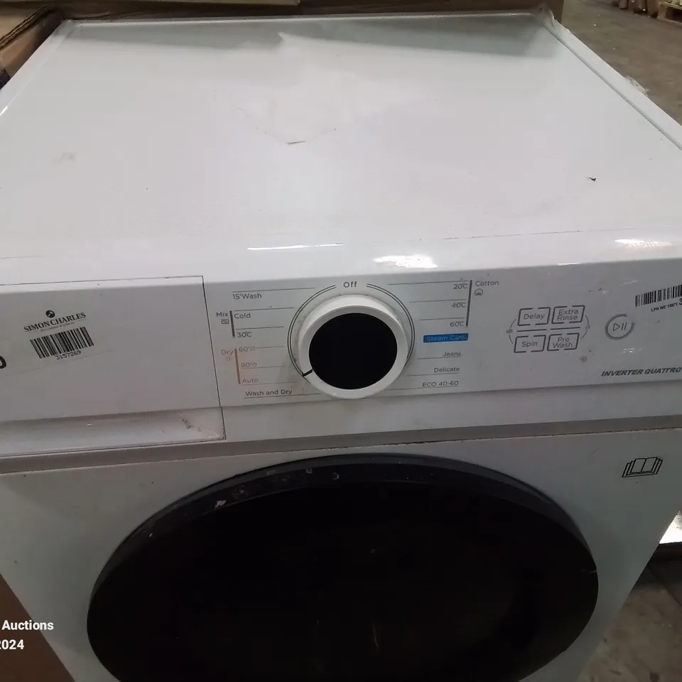 MIDEA MF10ED80B FREESTANDING WASHER DRYER, LUNAR DIAL AND BLDC, HEALTH GUARD, 8KG LOAD, WHITE [ENERGY CLASS B ]