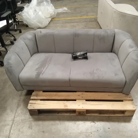 LOREN 2 SEATER SOFA, GREY CLASSIC VELVET 