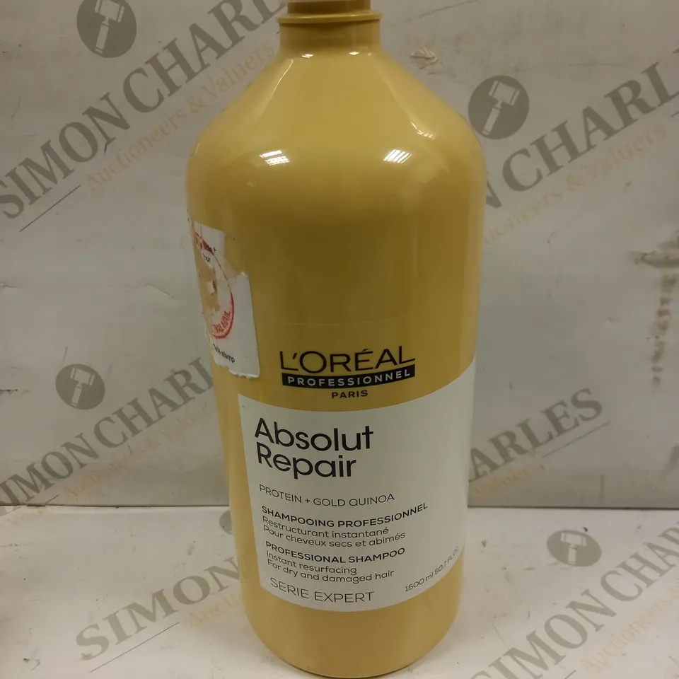 LOREAL PARIS ABSOLUT REPAIR PROFESSIONAL SHAMPOO - 1.5L