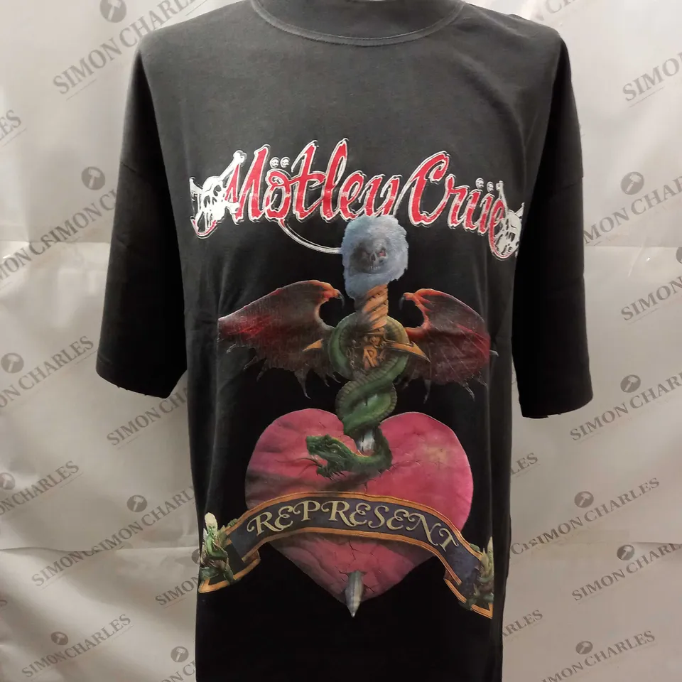 REPRESENT MOTLEY CRUE WITHOUT YOU T-SHIRT SIZE M