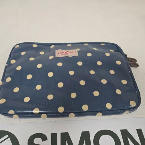 CATH KIDSTON BLUE POLKA DOT COSMETIC POUCH