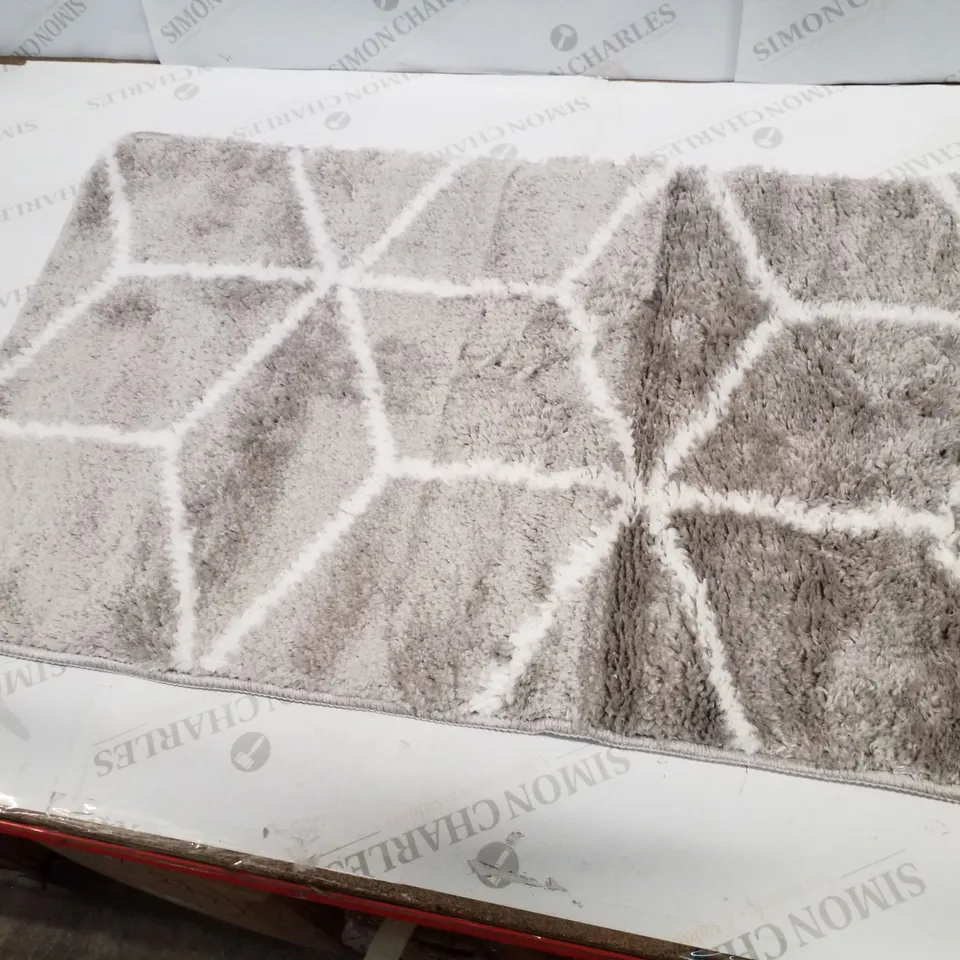 BRAND NEW PACO HOME KAUNAS 540 BATH MAT IN GREY - 50×80CM