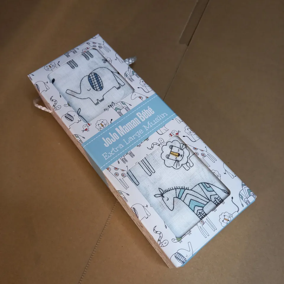 PACKAGED JOJO MAMAN BEBE EXTRA LARGE MUSLIN