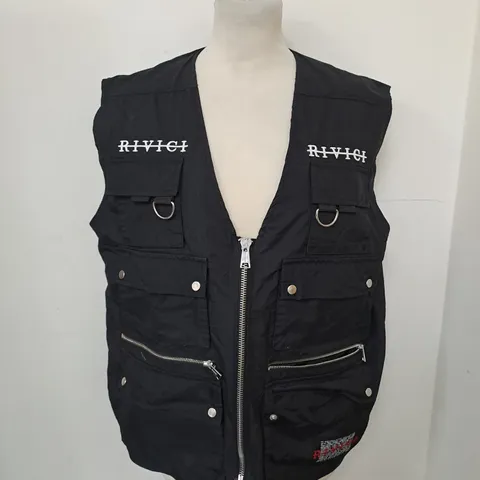 RIVICI ZIPPED GILET SIZE M