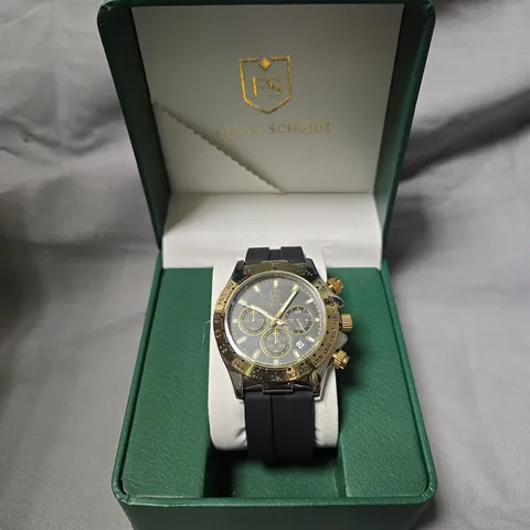 MENS FRANK SCHMIDT WATCH – MULTI FUNCTION SUB DIALS WITH DATE 