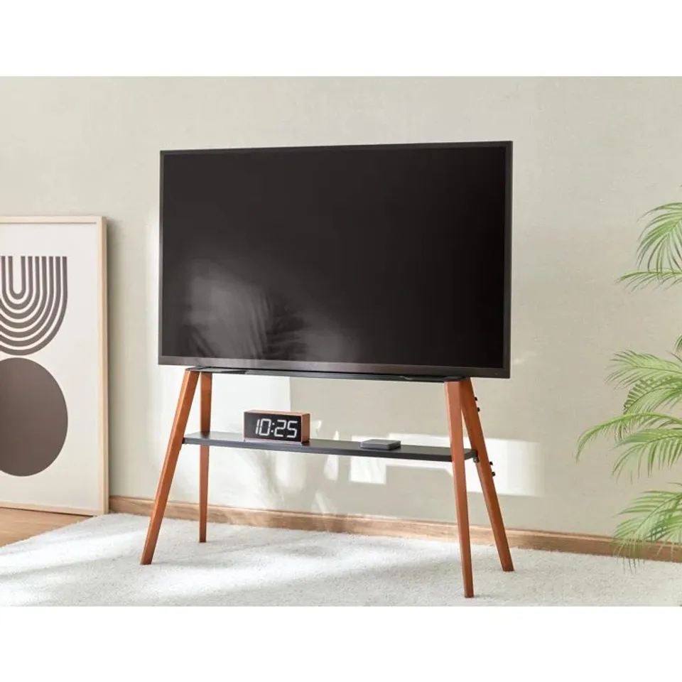 BOXED ALUIN TV STAND FOR TVS UP TO 75" (1 BOX)