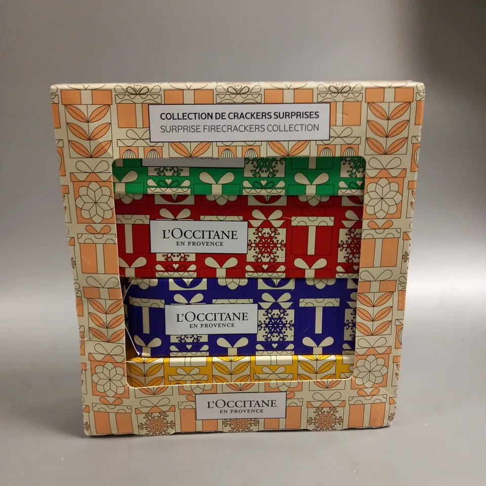BOXED L'OCCITANE SURPRISE FIRECRACKERS COLLECTION  RRP £22.5