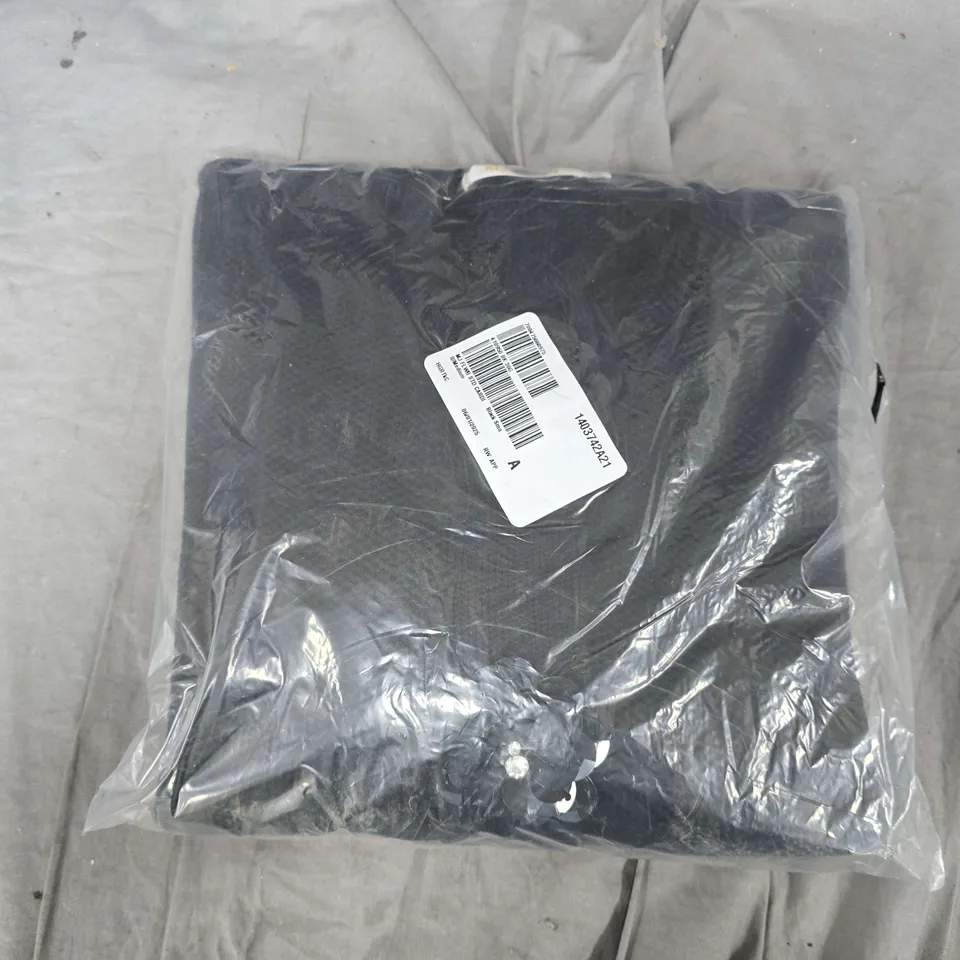 BAGGED MALISSA J FLOWER STUDDED CARDIGAN IN BLACK - SMALL/MEDIUM