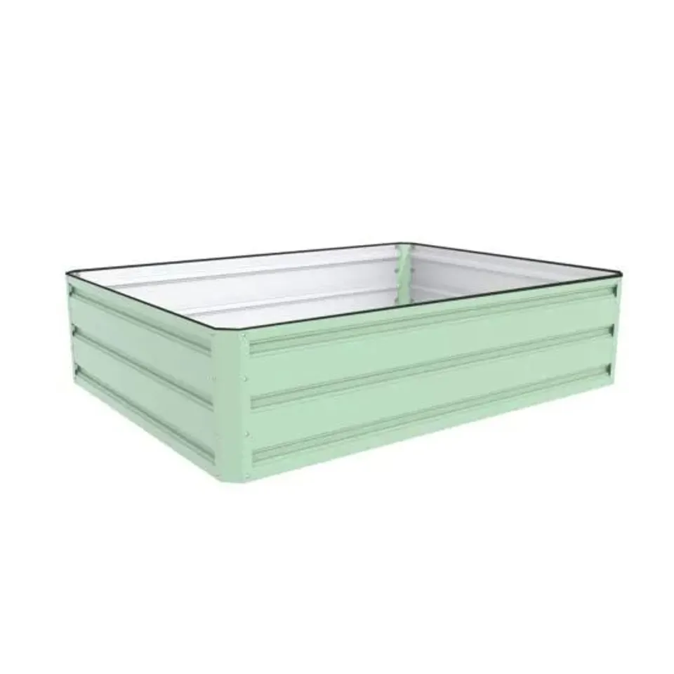BOXED GARDEN GEAR METAL RAISED GARDEN BED G4790