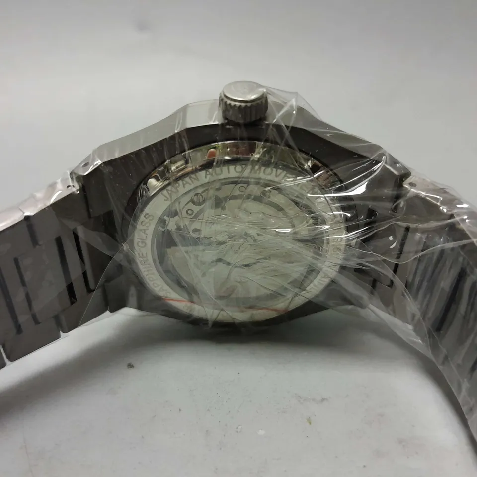 BERNARD REINHART DARK GREY MENS WRISTWATCH