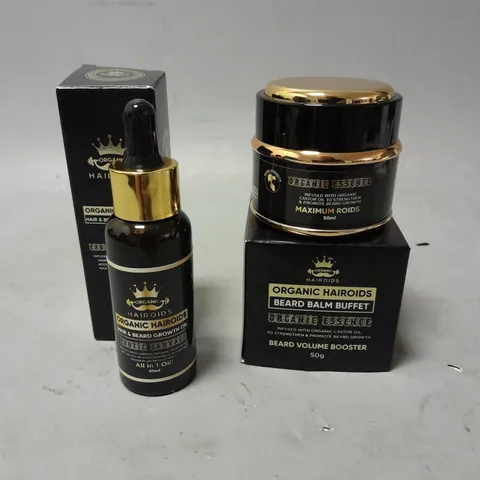 HAIROIDS HAIR AND BEARD GROWTH OIL 50ML AND BEARD BALM BUFFET 50G