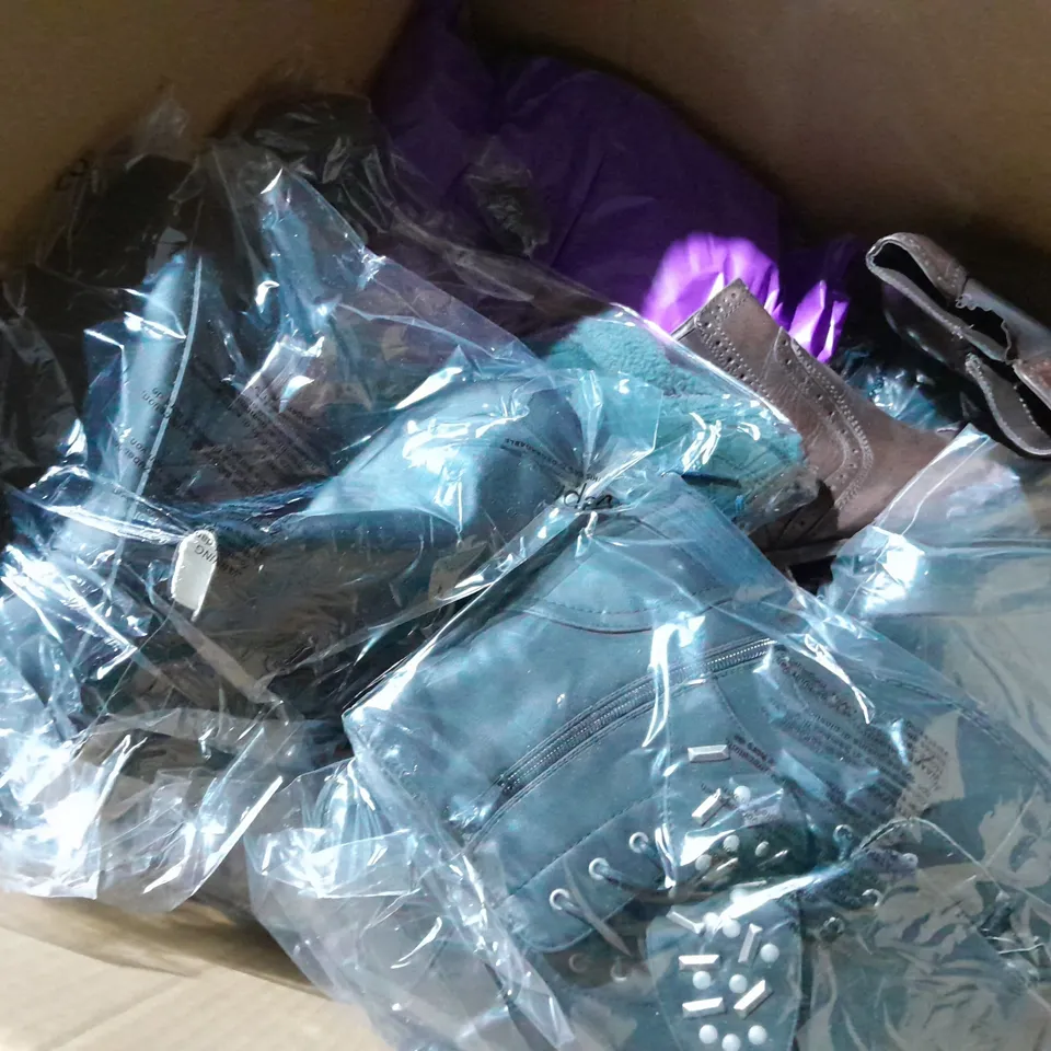 APPROXIMATELY 10 PAIRS OF ASSORTED WOMEN SHOES IN VARIOUS STYLES AND SIZES 