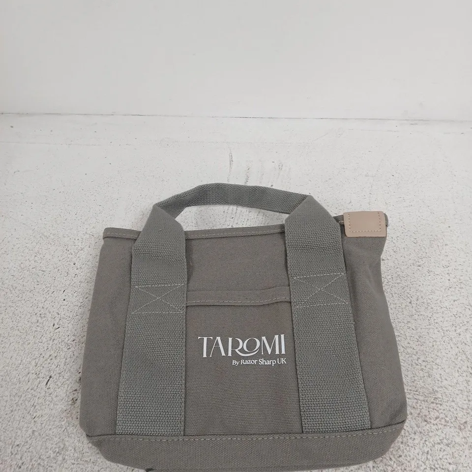 TAROMI BY RAZOR SHARP UK CANVAS BAG