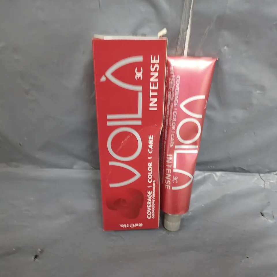 APPROXIMATELY 10 BOXED VOILA COVERAGE COLOUR CARE INTENSE HAIR COLOUR (10 x 60ml)