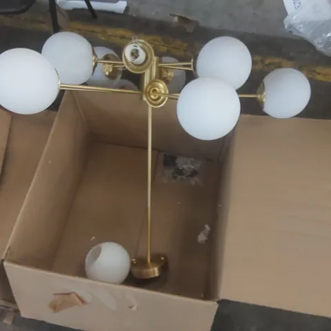 12 LIGHT SPUTNIK GLASS CHANDELIER