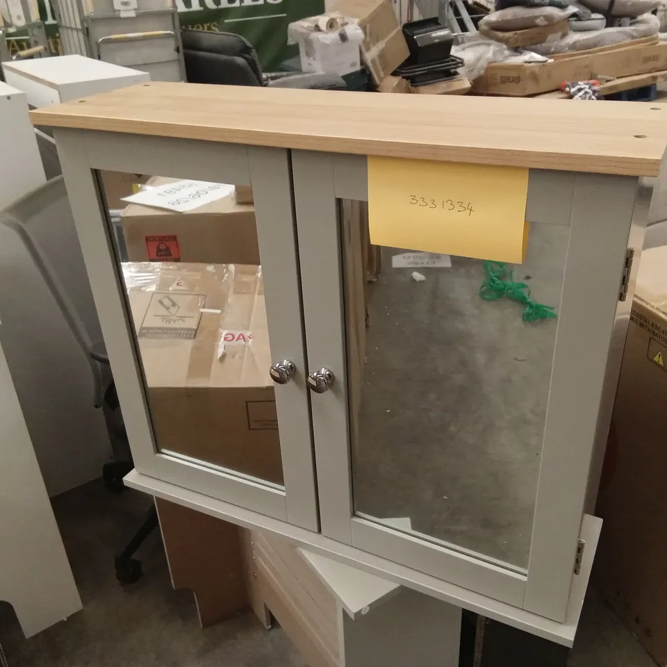 BATH VIDA PRIANO WIDE 2 DOOR MIRROR BATHROOM CABINET