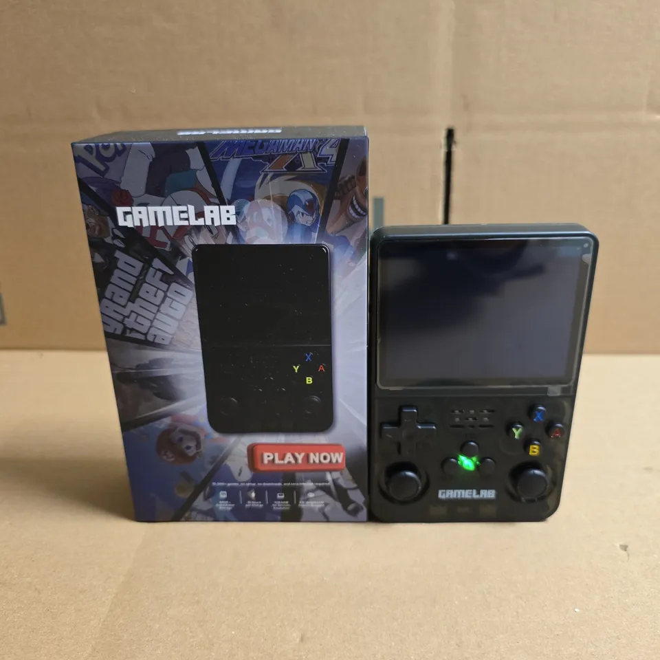GAMELAB HANDHELD GAMING CONSOLE – BOXED, BLACK