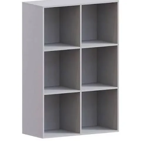 BOXED DURHAM 2x3 CUBE STORAGE UNIT - GREY (1 BOX)