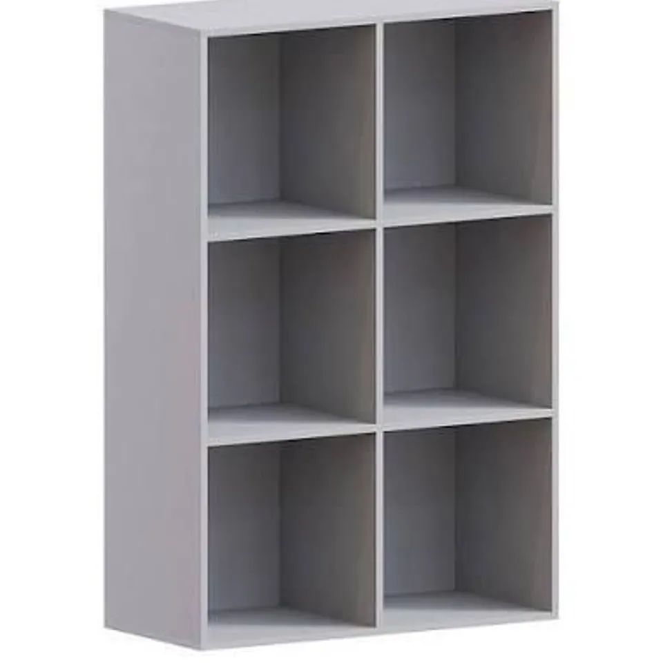 BOXED DURHAM 2x3 CUBE STORAGE UNIT - GREY (1 BOX)