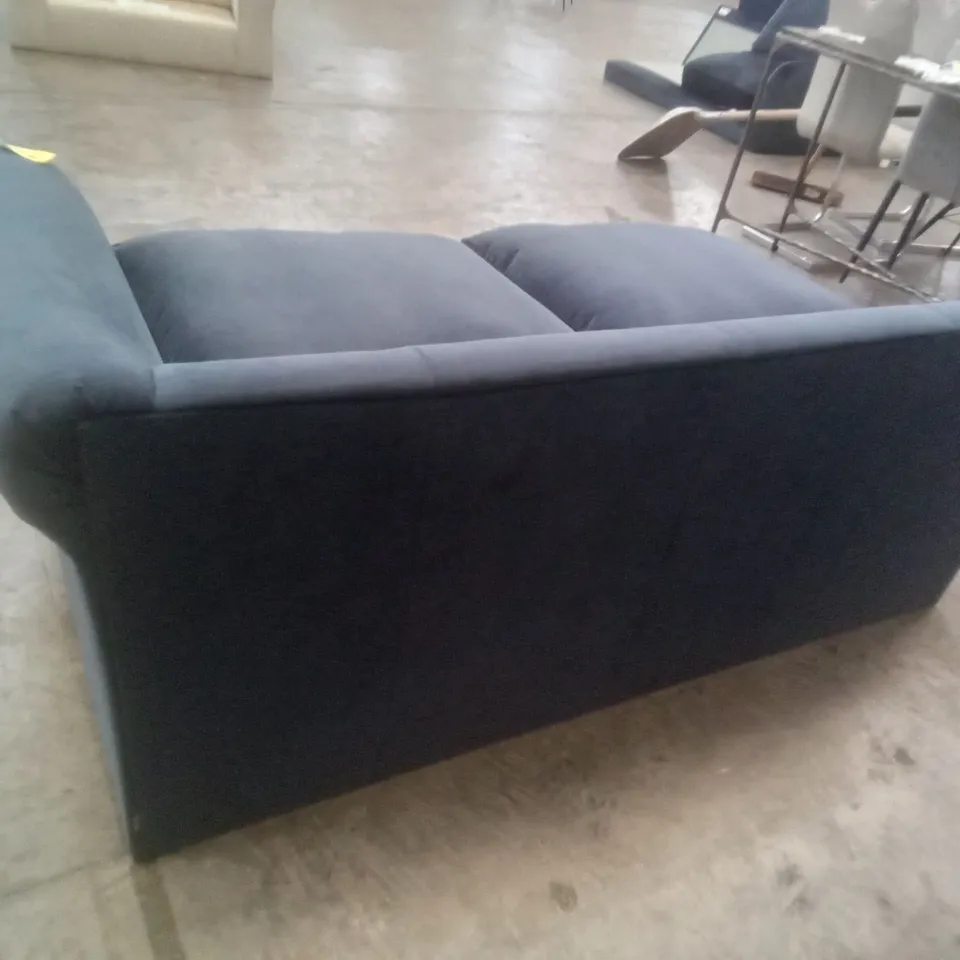 QUALITY DESIGNER ABBEY RHF SOFA SECTION - NAVY FABRIC 