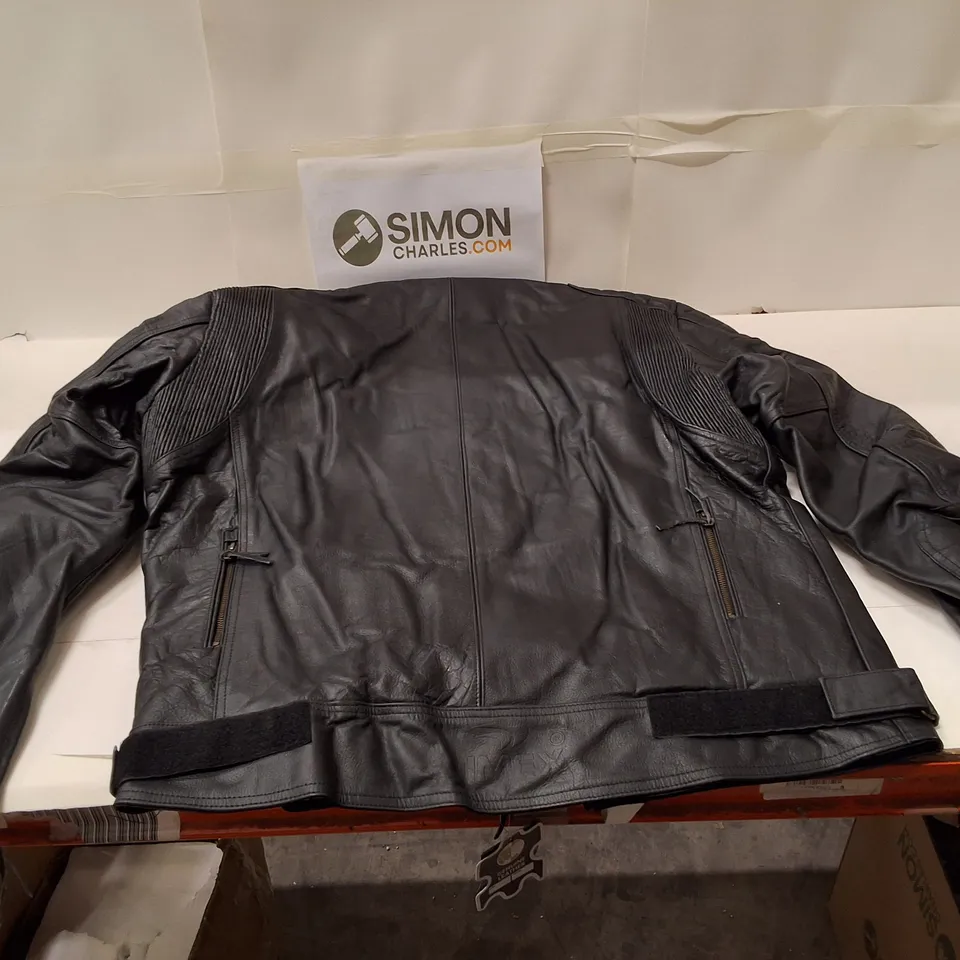 DIMEX ULTIMATE BIKER GEAR LEATHER MOTORCYCLE JACKET – UK SIZE 5XL