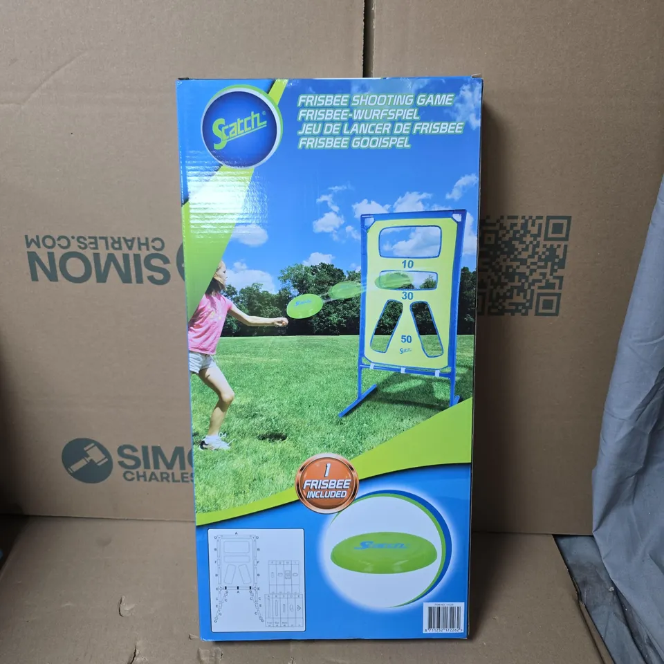 SCATCH FRISBEE SHOOTING GAME – OUTDOOR TOY, BOXED 