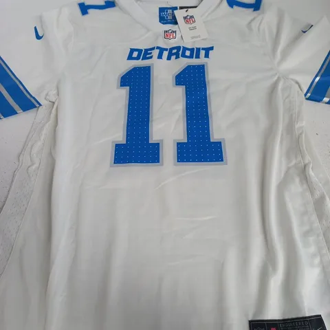 DETROIT LIONS ON-FIELD NFL JERSEY – DWYER #11 (WHITE) - SIZE M