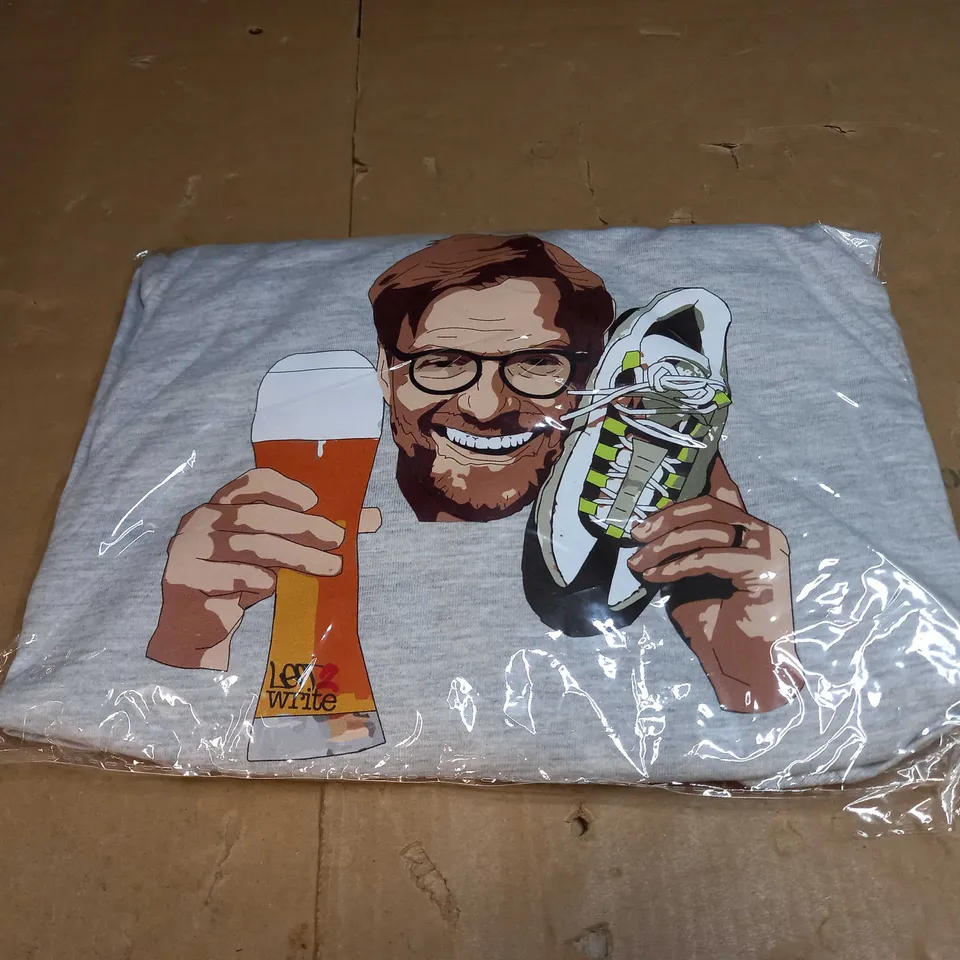 LEFT 2 WRITE JURGEN KLOPP T-SHIRT SIZE UNSPECIFIED