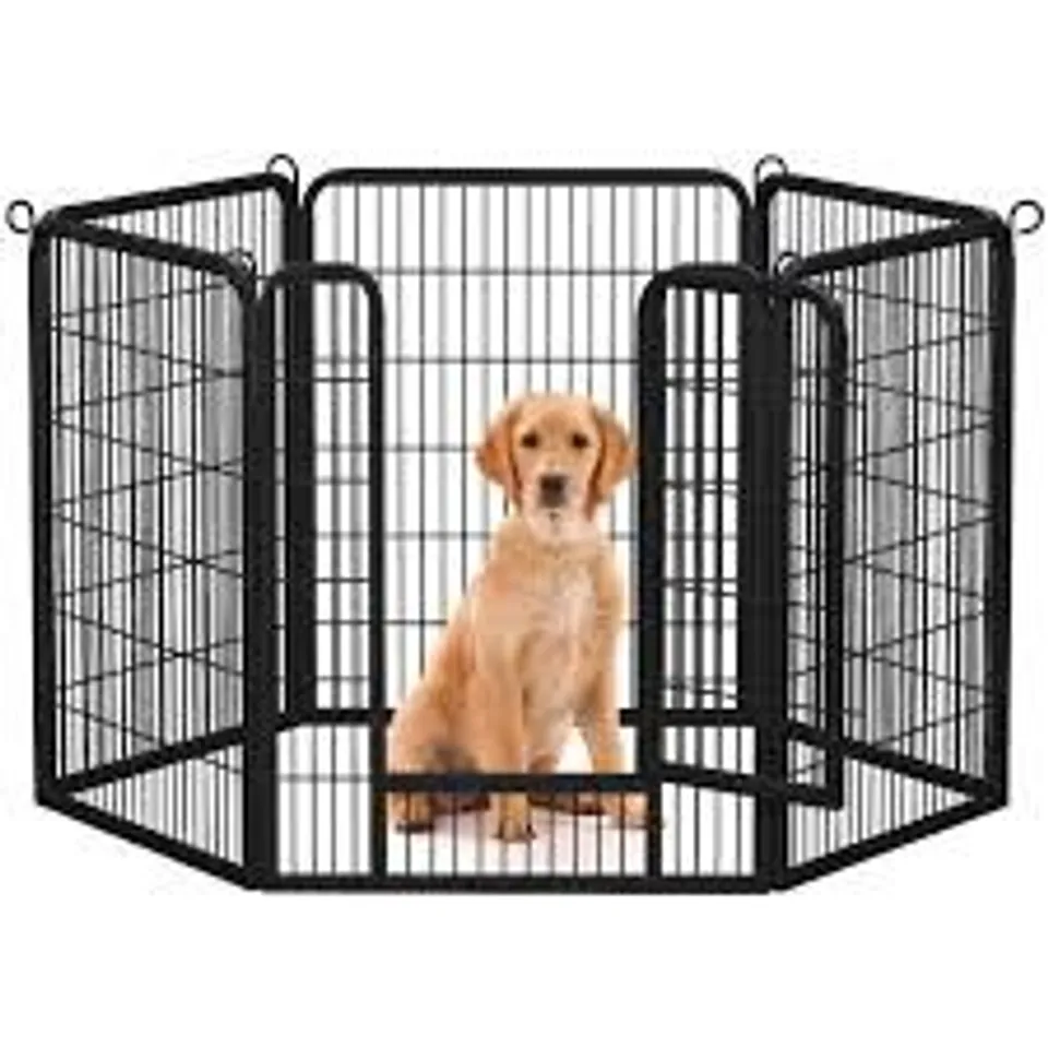 BOXED YAHEETECH 60.96cm PET PEN - BLACK (1 BOX)