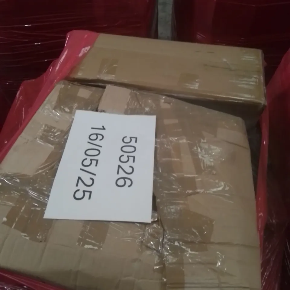 PALLET OF ASSORTED HOUSEHOLD GOODS AND FURNITURE TO INCLUDE VARIOUS HIGH QUALITY ITEMS 