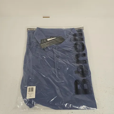 BENCH POLO SHIRT - MID BLUE, UK XXL (EU 56)