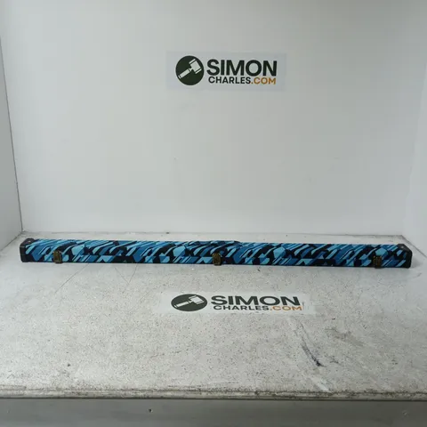 BLUE/BLACK ABSTRACT PATTERN SNOOKER/POOL CUE CASE 120CM APPROX