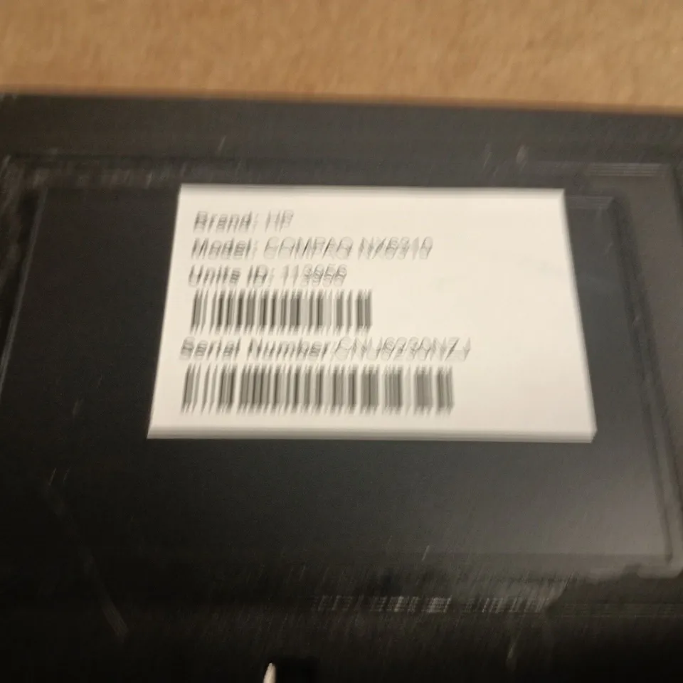 HP COMPAQ NX6310 LAPTOP - BLACK