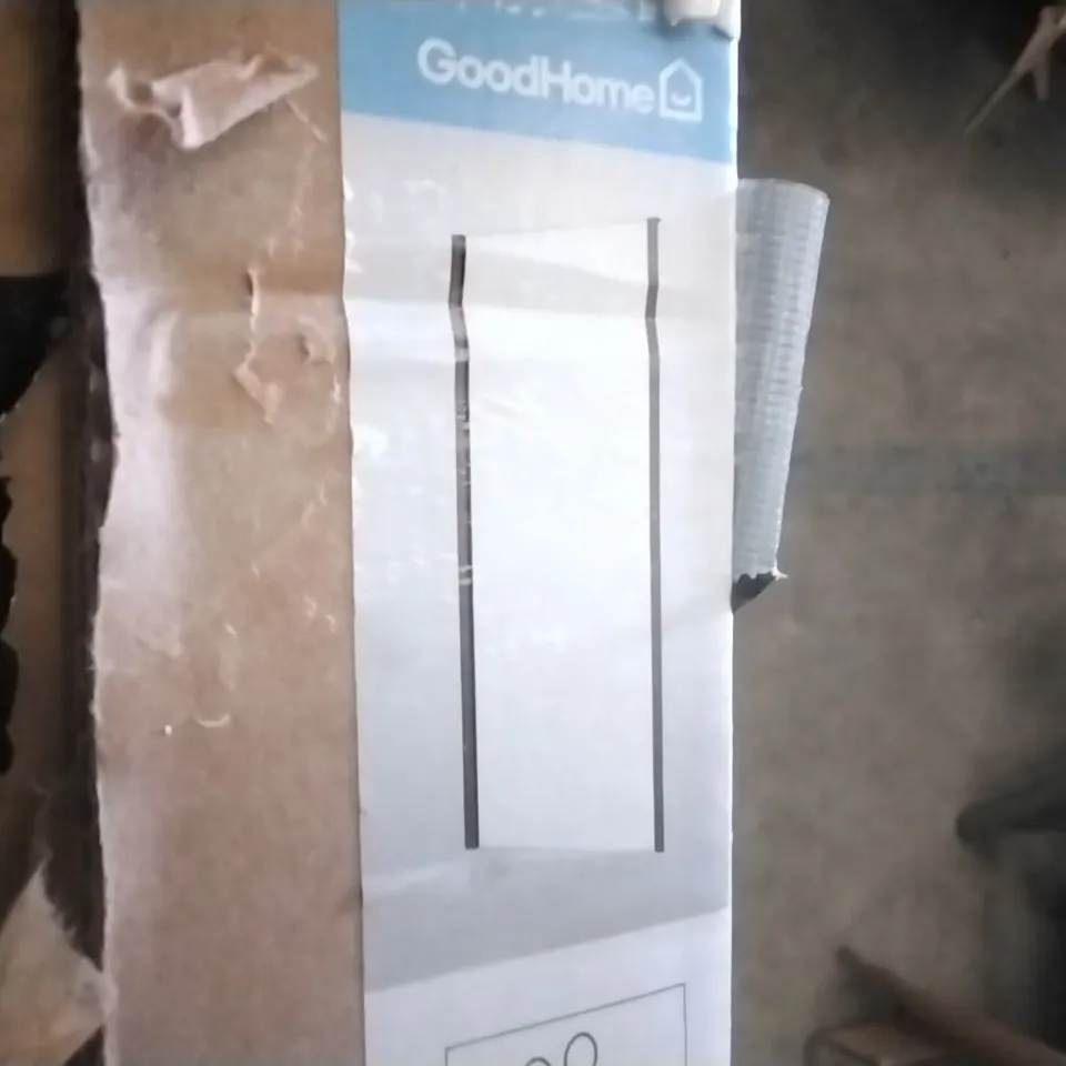 BOXED BELOYA 90CM FIXED SHOWER PANEL CLEAR 