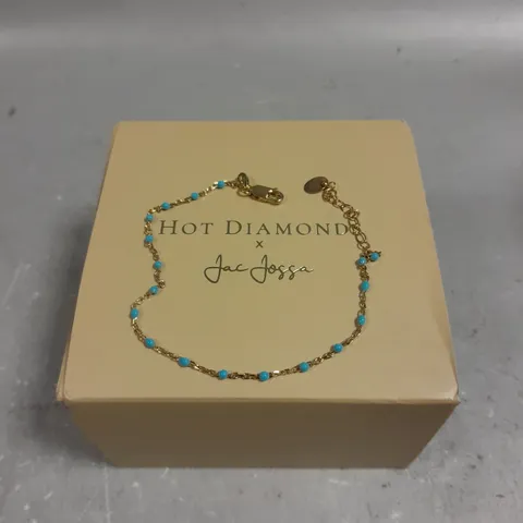 HOT DIAMONDS X JAC JOSSA OCEAN TURQUOISE BRACELET