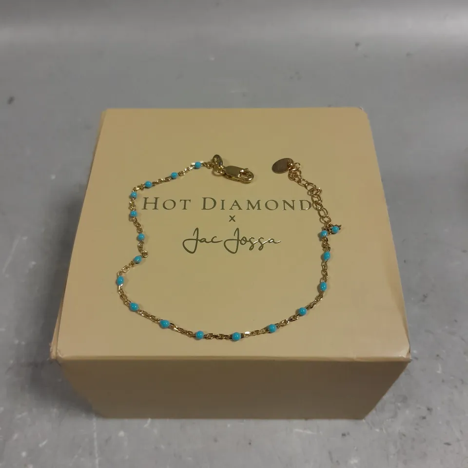 HOT DIAMONDS X JAC JOSSA OCEAN TURQUOISE BRACELET