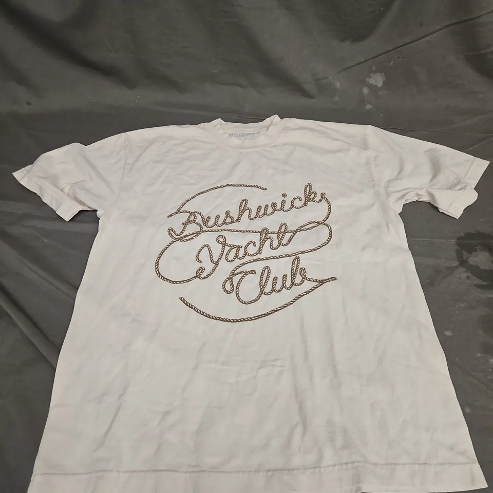 BUSHWICK YACHT CLUB ROPE TEE IN VINTAGE SIZE M