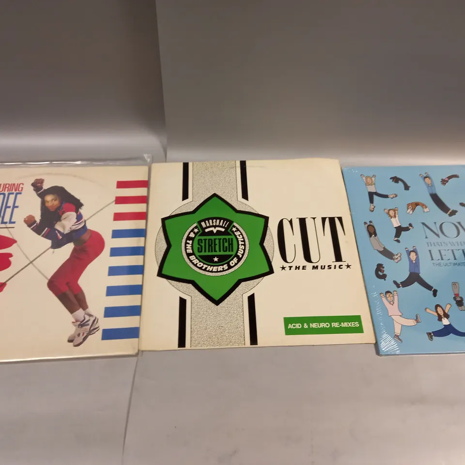 APPROXIMATELY 10 ASSORTED VINYL RECORDS TO INCLUDE SHAGGY OH CAROLINA, LUKE SKYWALKER RECORDS, AND DEF JAM SOUTH ETC.