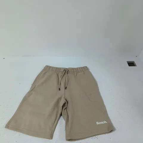 BENCH. BEIGE SHORTS – ELASTICATED WAIST, DRAWSTRING; EU 48 S