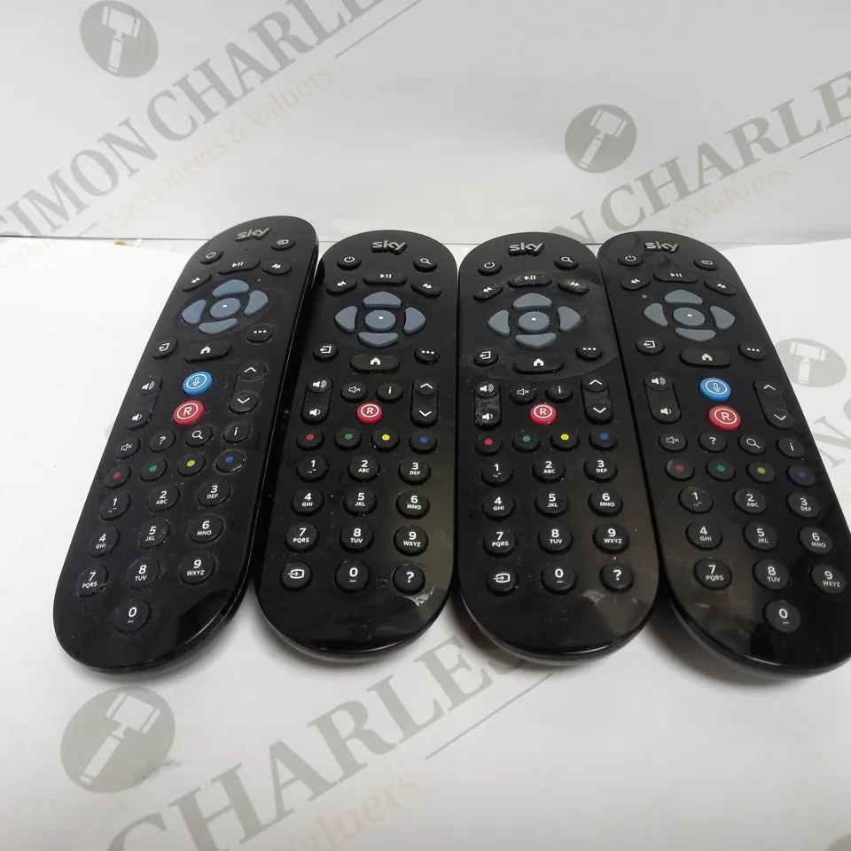 LOT OF 4 ASSORTED SKY REMOTE CONTROLS