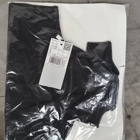 MANGO WOMEN'S BLACK KNIT TOP IN BLACK SIZE SMALL