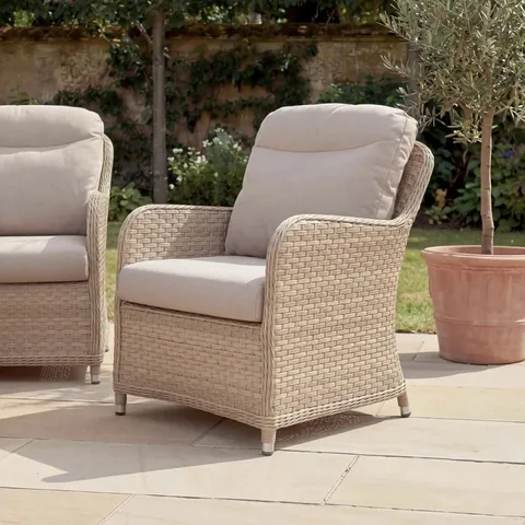 BOXED NOVA AUDREY LOUNGE ARMCHAIR IN SAHARA (ONLY ARMCHAIR)